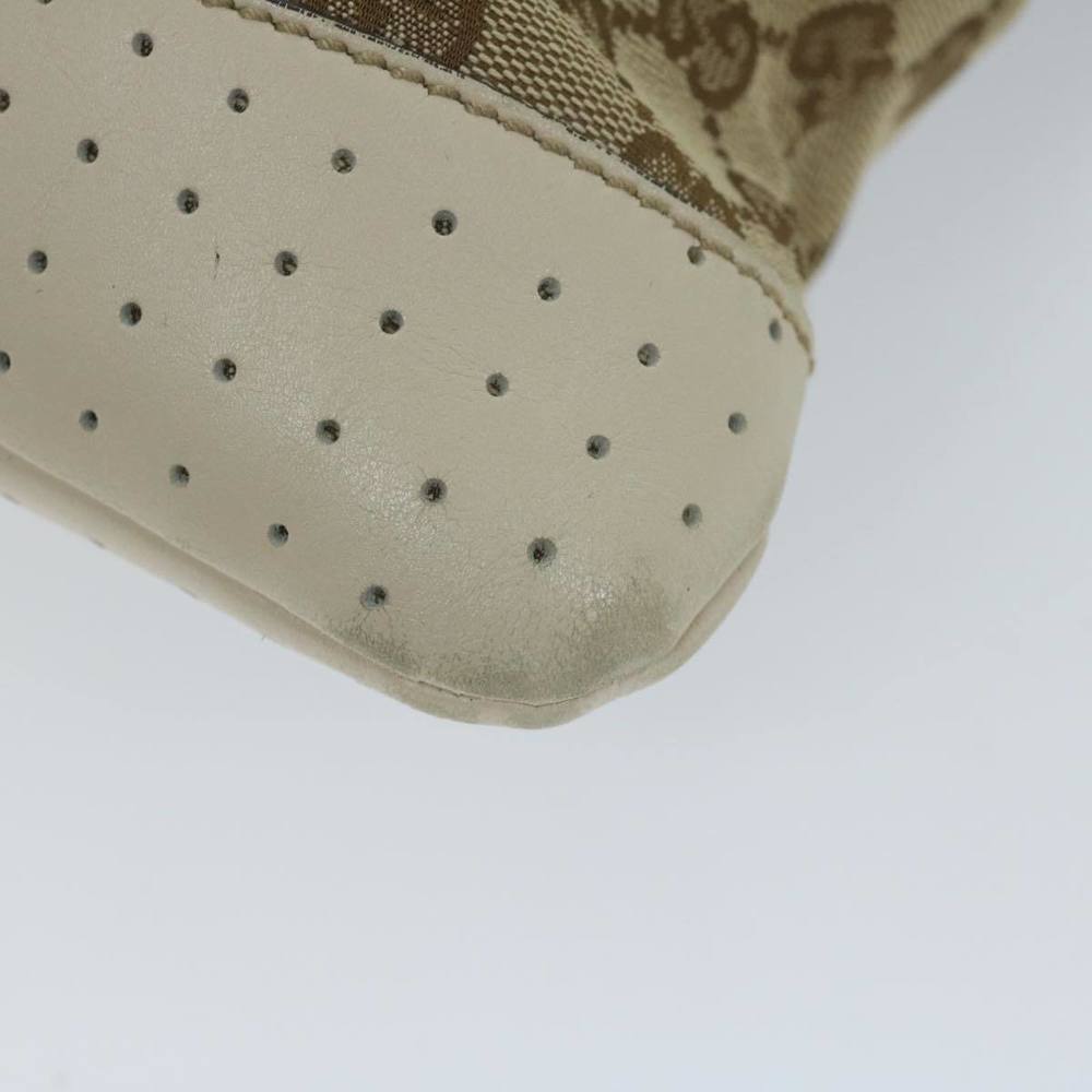 GUCCI GG Canvas Shoulder Bag Beige 145857 Auth 61246 - Picture 9 of 16